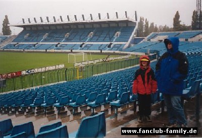 Stadion, Blick zur Gegengeraden