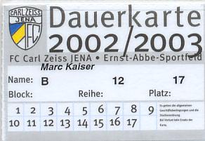 FCC-Jahreskarte 2002/03